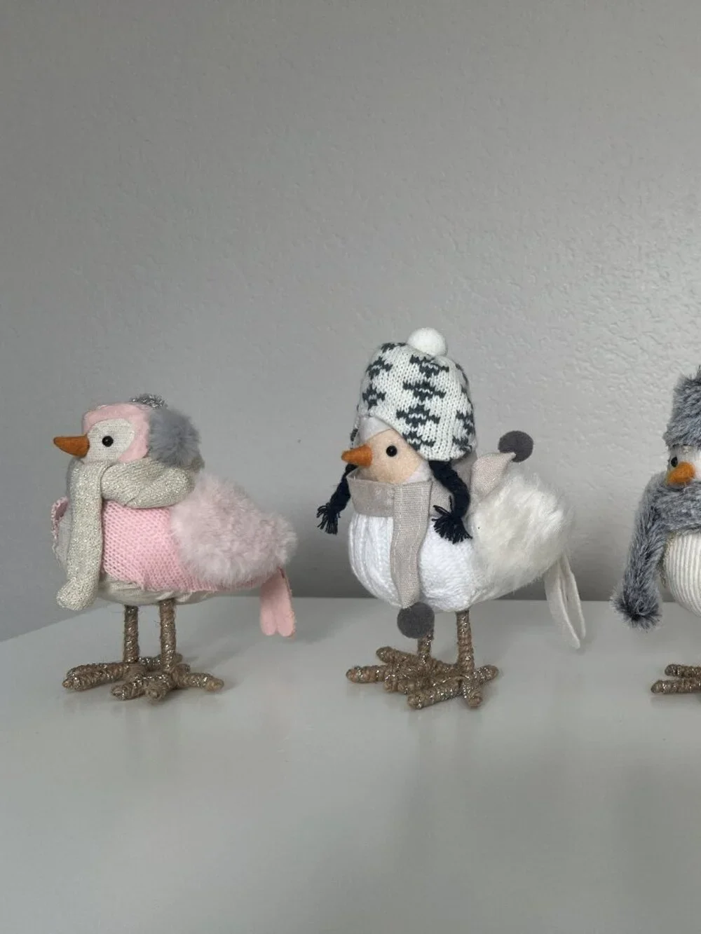 NWOT Target Wondershop Felt Bird (set of 4)